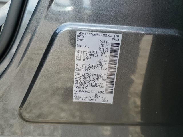 2019 INFINITI QX60 LUXE 5N1DL0MN4KC513490