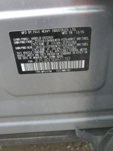 2016 SUBARU FORESTER 2 JF2SJADC9GH511297