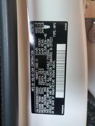2019 VOLVO XC40 T5 MO YV4162UK9K2136920