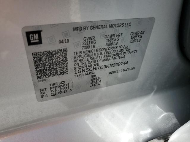 2019 CHEVROLET SUBURBAN C 1GNSCHKC9KR329744