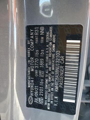 2022 HYUNDAI VENUE SEL - KMHRC8A38NU132103