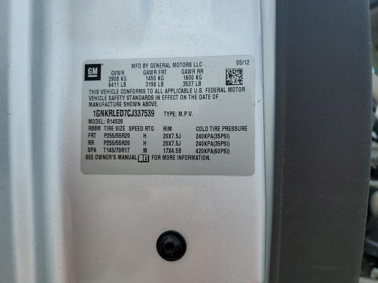 CHEVROLET TRAVERSE LTZ