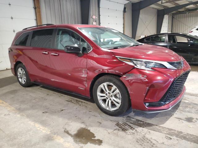 Vin: 5tddskfc4ms004368, lot: 63181665, toyota sienna xse 20214