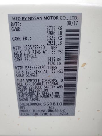 2017 INFINITI QX60 5N1DL0MM6HC559810