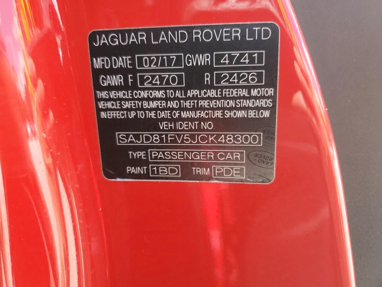 JAGUAR F-TYPE R DYNAMIC