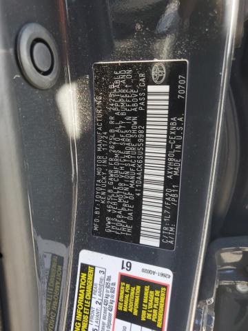 2025 TOYOTA CAMRY XSE 4T1DAACK6SU559982