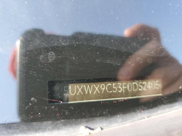 2015 BMW X3 XDRIVE2 5UXWX9C53F0D52405