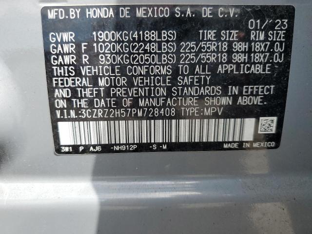2023 HONDA HR-V SPORT 3CZRZ2H57PM728408
