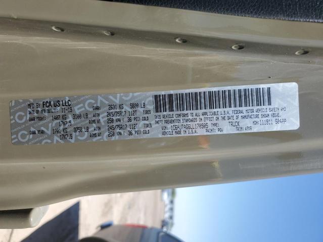 2020 JEEP GLADIATOR 1C6HJTAG6LL170905