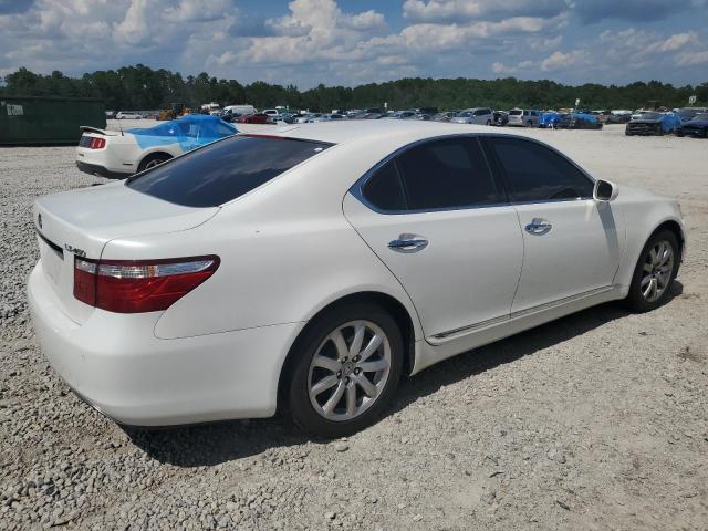 LEXUS LS 460 2008 white sedan 4d gas JTHBL46F785065055 photo #4
