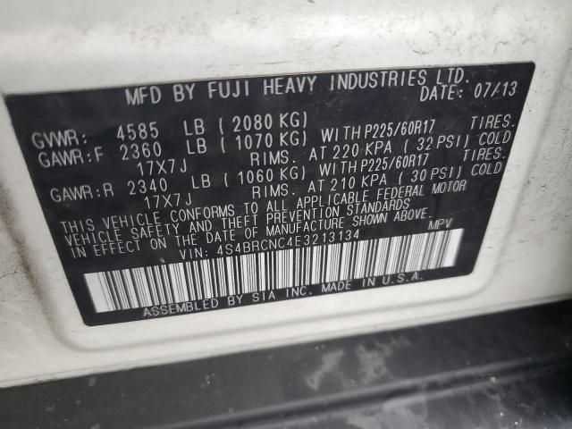 2014 SUBARU OUTBACK 2. - 4S4BRCNC4E3213134