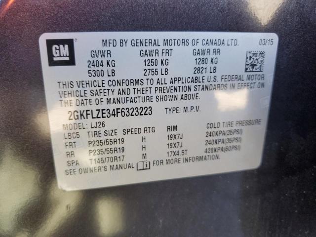 2015 GMC TERRAIN DE 2GKFLZE34F6323223