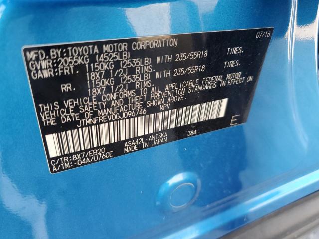 2016 TOYOTA RAV4 SE JTMNFREV0GJ096746