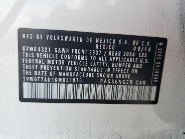 2019 VOLKSWAGEN GTI S 3VW6T7AU1KM031976