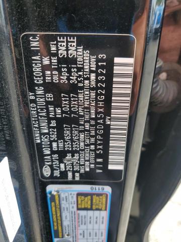 2017 KIA SORENTO LX 5XYPGDA5XHG223213