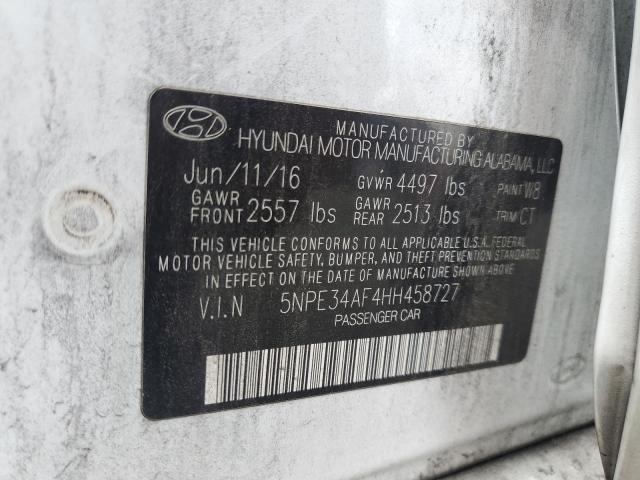 2017 HYUNDAI SONATA SPORT 5NPE34AF4HH458727
