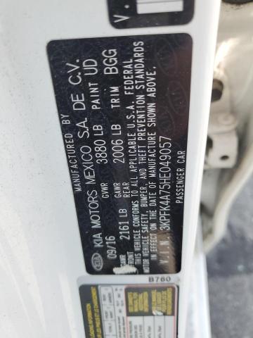 2017 KIA FORTE LX - 3KPFK4A75HE049057