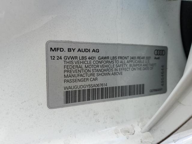 2025 AUDI A3 PREMIUM WAUGUDGY5SA067614