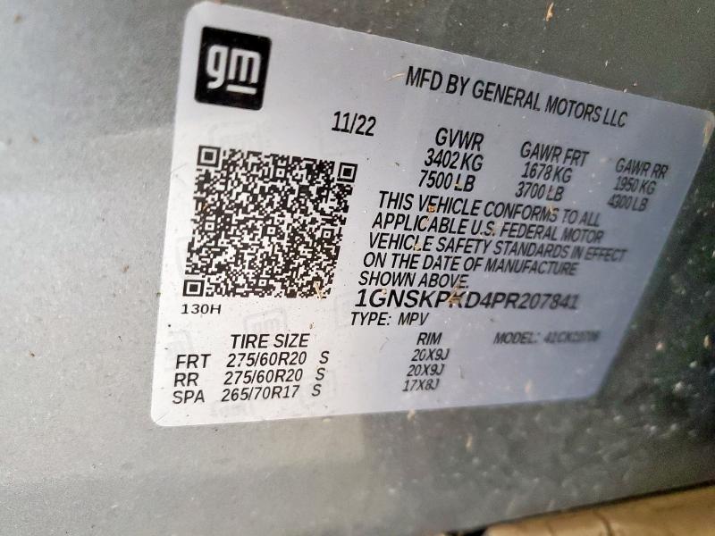 2023 CHEVROLET TAHOE K150 - 1GNSKPKD4PR207841