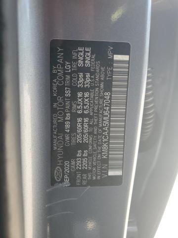 2021 HYUNDAI KONA SE KM8K1CAA5MU647048