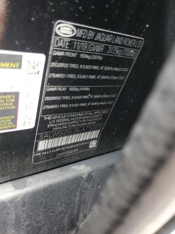 2020 LAND ROVER RANGE ROVE SALWG2SU8LA712376