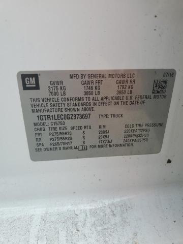 2016 GMC SIERRA C15 1GTR1LEC0GZ373697