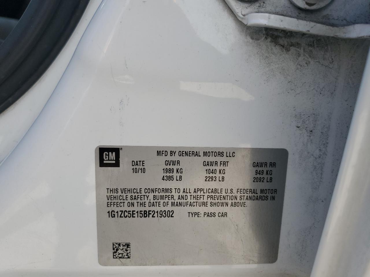 CHEVROLET MALIBU 1LT