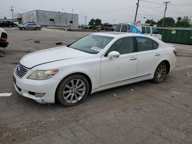 LEXUS LS 460 2011 white sedan 4d gas JTHCL5EF3B5009424 photo #1