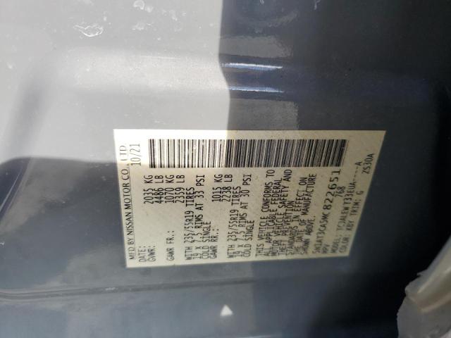 2021 NISSAN ROGUE SL 5N1AT3CA5MC822651