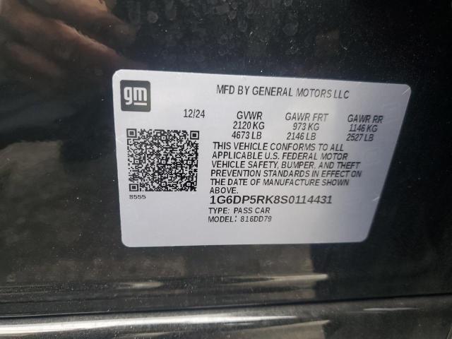 2025 CADILLAC CT5 SPORT 1G6DP5RK8S0114431