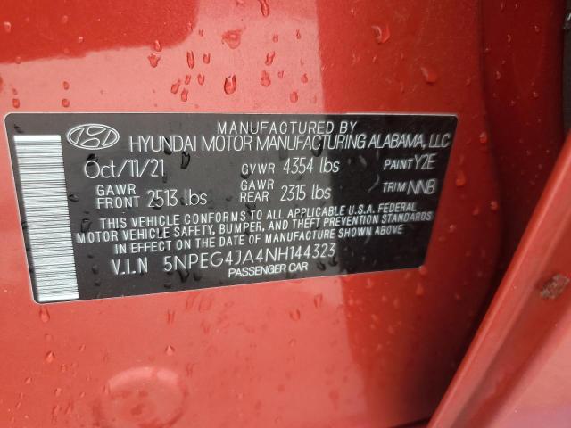 2022 HYUNDAI SONATA SE 5NPEG4JA4NH144323