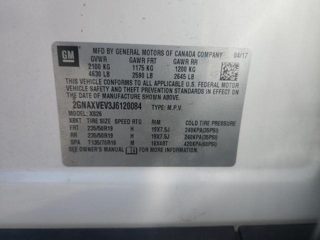 2018 CHEVROLET EQUINOX PREMIER 2GNAXVEV3J6120084