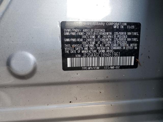 2024 SUBARU FORESTER S JF2SKAGC1RH461961