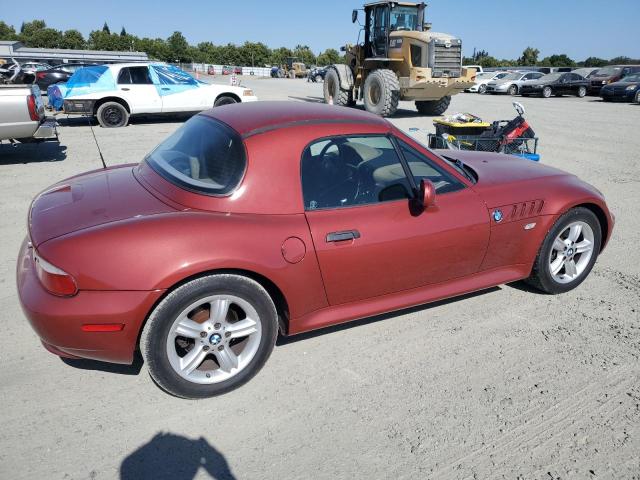 BMW Z3 2.5 2001 maroon  gas WBACN33471LK49603 photo #4