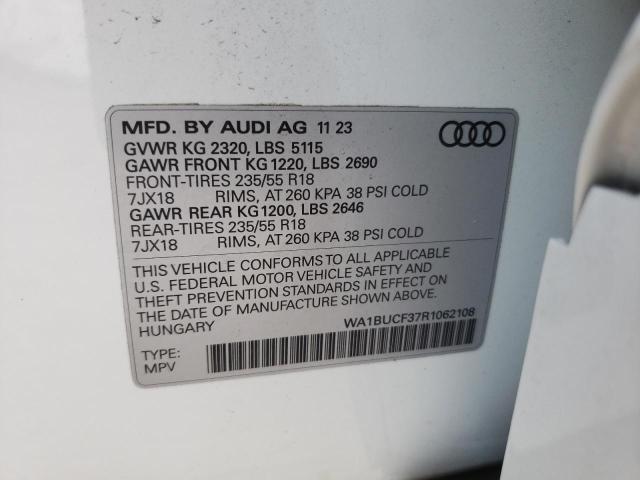 2024 AUDI Q3 PREMIUM WA1BUCF37R1062108