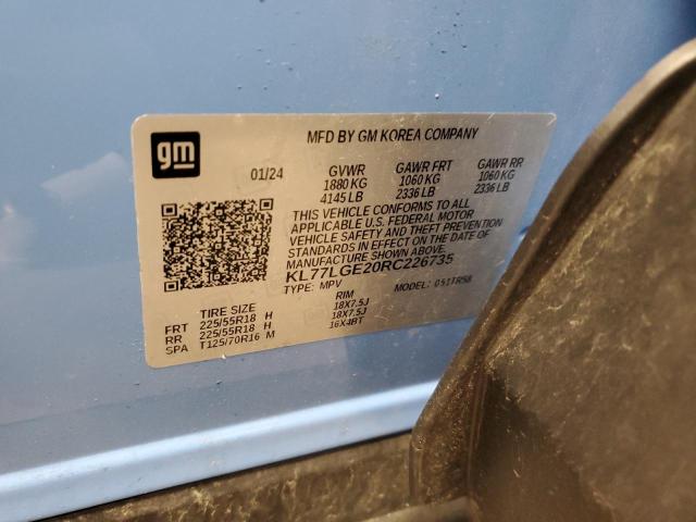 2024 CHEVROLET 10 - KL77LGE20RC226735