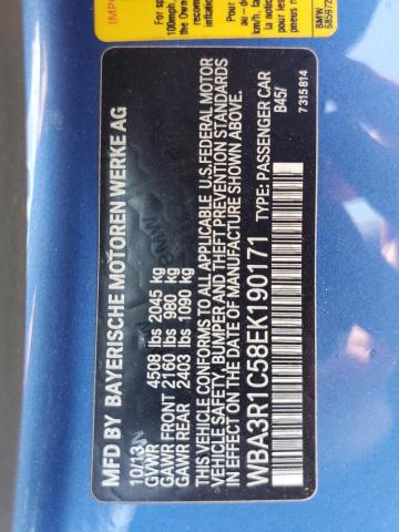 2014 BMW 435 I - WBA3R1C58EK190171