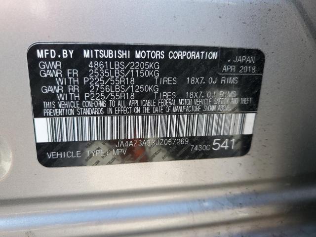 2018 MITSUBISHI OUTLANDER JA4AZ3A33JZ057269