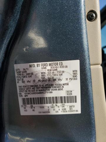 2011 FORD ESCAPE XLT - 1FMCU0DG4BKC71199