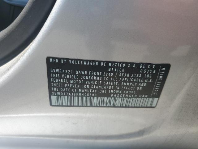 2015 VOLKSWAGEN JETTA SE 3VWD17AJ8FM405699