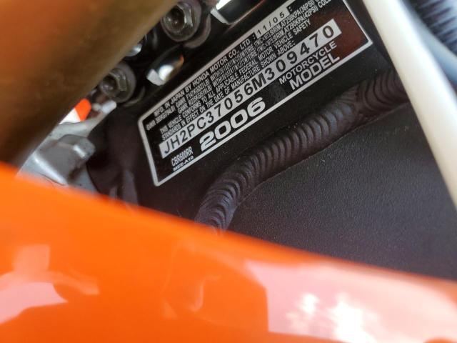 2006 HONDA CBR600 RR JH2PC37056M309470