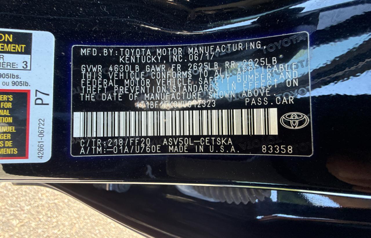 Toyota Camry le 2017