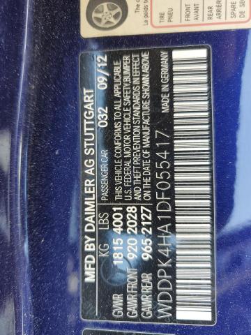 2013 MERCEDES-BENZ SLK 250 - WDDPK4HA1DF055417