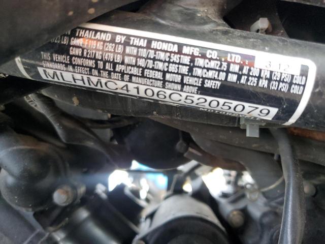 2012 HONDA CBR250 R MLHMC4106C5205079