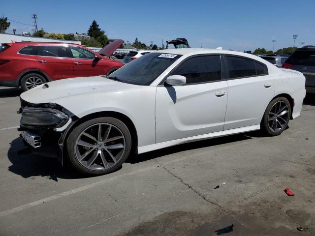 DODGE CHARGER SX 2018 white  flexible fuel 2C3CDXHG8JH323239 photo #1