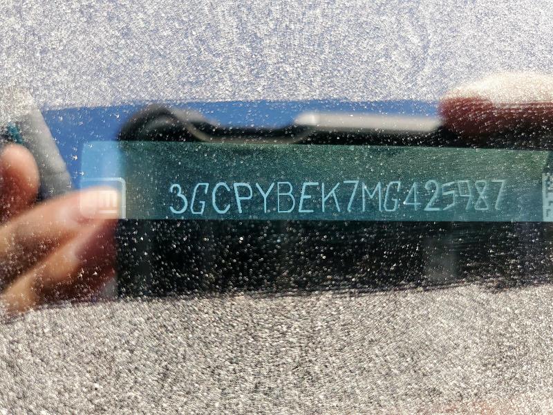 2021 CHEVROLET SILVERADO 3GCPYBEK7MG425987
