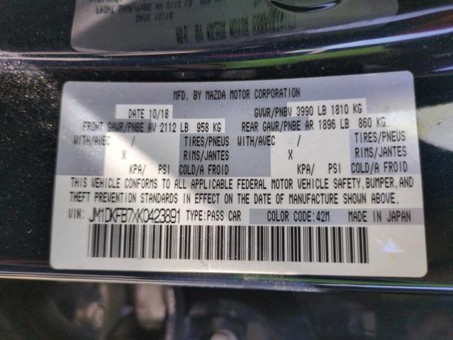 2019 MAZDA CX-3 SPORT JM1DKFB7XK0423891