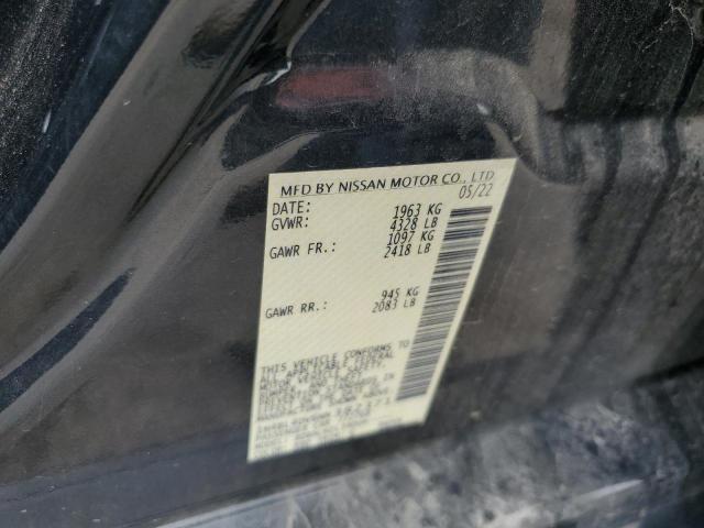 2022 NISSAN ALTIMA SV 1N4BL4DV6NN382371