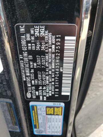 2017 KIA SORENTO LX 5XYPG4A35HG275931