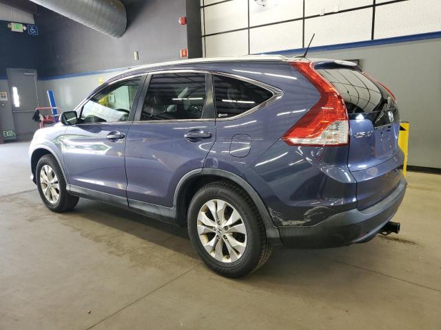 HONDA CR-V EXL 2012 blue 4dr spor gas JHLRM4H73CC005378 photo #3